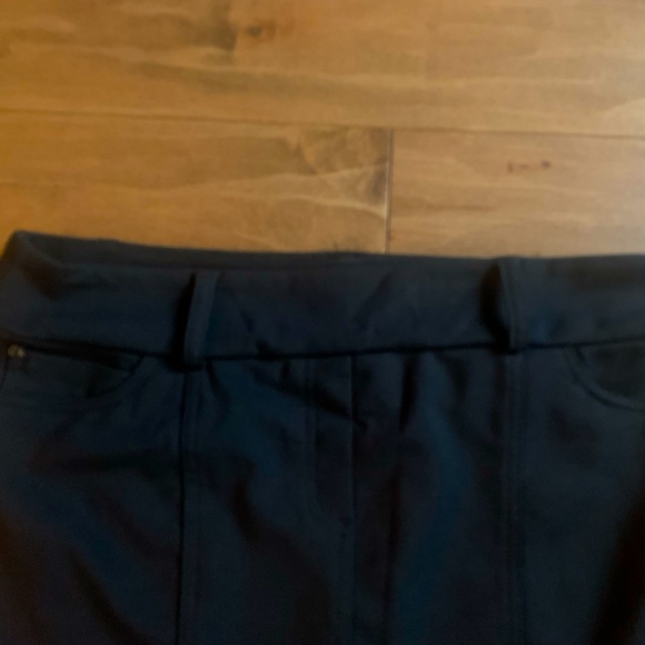 Black Pull Up Pencil Skirt - Picture 3 of 5